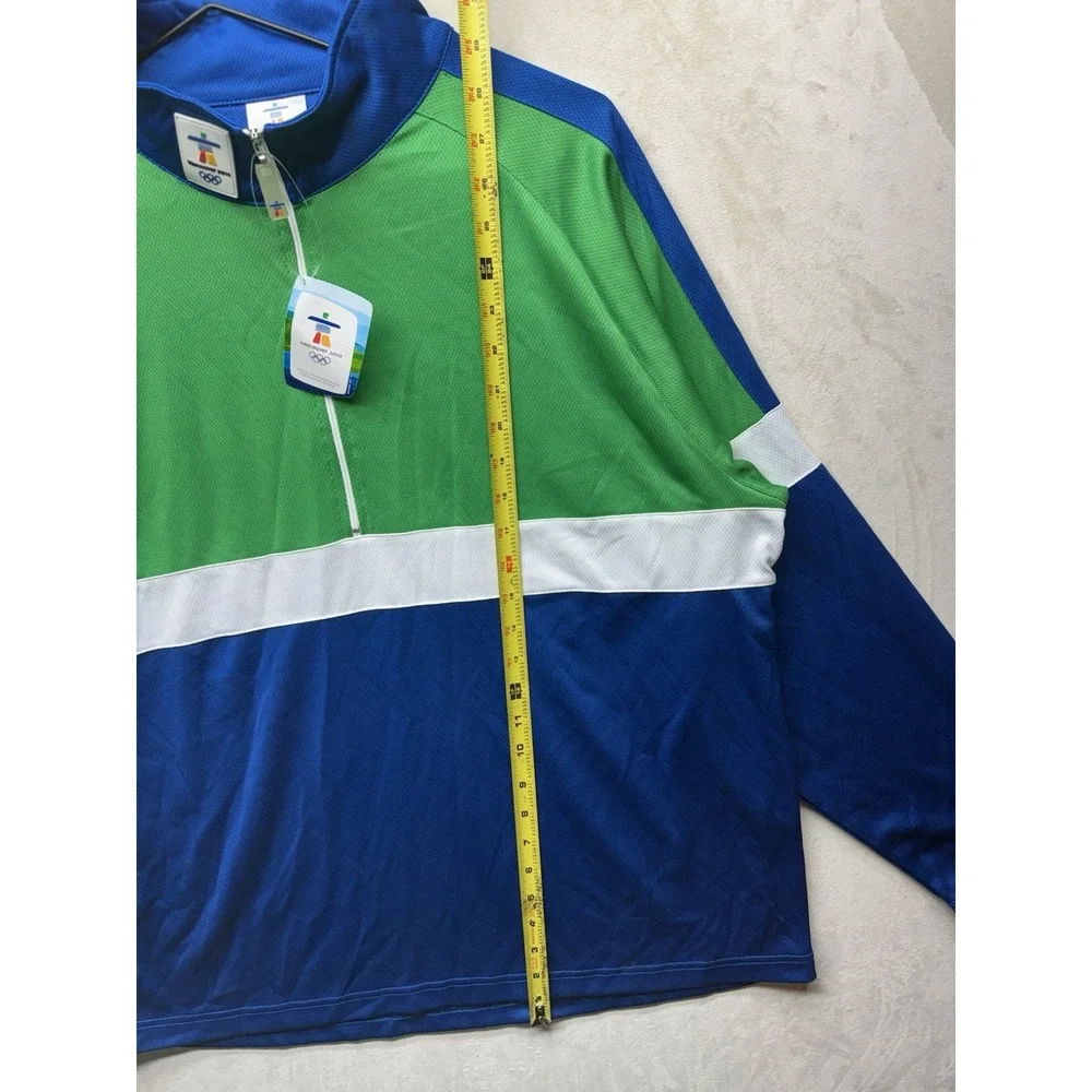 NWT Vancouver 2010 Winter Olympics 1/4 Zip Pullover Jacket Mens Large XP Apparel
